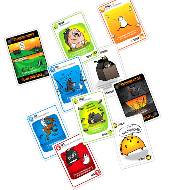 Contenuto di Exploding Kittens